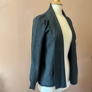 NWT Liz Claiborne Charcoal Cardigan